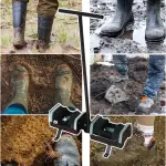 Outdoor Boot Brush & Shoe Scraper - Heavy-Duty Mud Remover & Cleaning Tool for Hiking, Gardening & Work Boots - Essential Outdoor Shoe Cleaning Brush