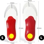 JSEIAJB Orthotics Insoles Correction Care Tool Flat Foot Support Orthopedic Insole Soles Sport Shoes Pads