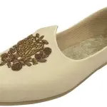 Men's Punjabi Jutti Cream Loafers Slip On Flats Shoes Ethnic Handmade Sherwani Mojari Indian Juti