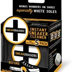 SneakERASERS Instant Sneaker Cleaner Sponge, Effective Shoe Cleaning for White Sneakers, Tennis Shoes -