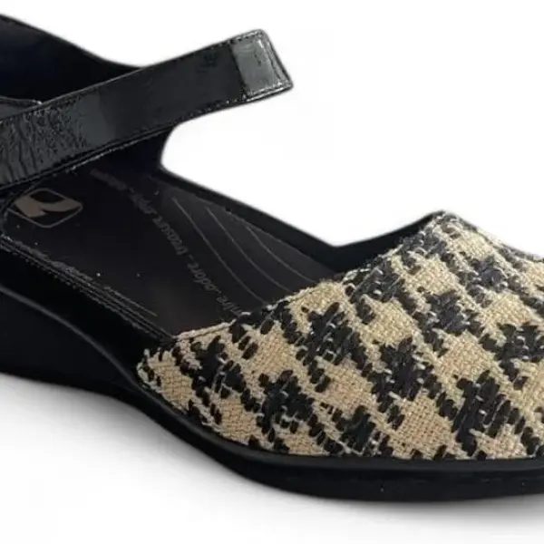 Revere Osaka Mary Jane - Premium Leather - Orthotic-Friendly Removable Insoles - Adjustable Strap - Arch Support - Stylish Wedges for All-Day Comfort