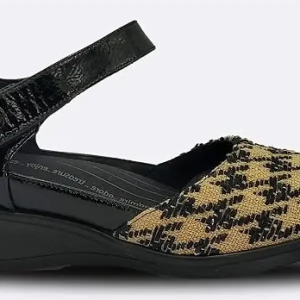 Revere Osaka Mary Jane - Premium Leather - Orthotic-Friendly Removable Insoles - Adjustable Strap - Arch Support - Stylish Wedges for All-Day Comfort