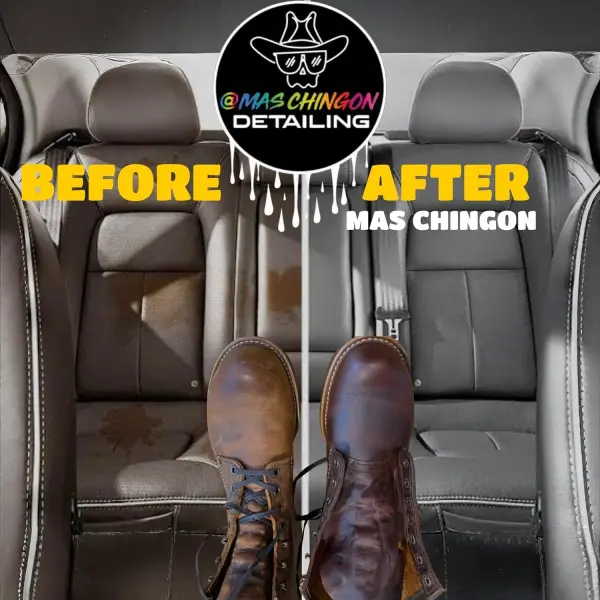 Mas Chingon Fine Leather Cleaner and Fine Leather Conditioner Kit for Use on Leather Apparel, Furniture, Car Interiors, Shoes, Boots, Bags & More (2-16 fl oz Bottles)
