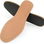 JSEIAJB Thin Breathable Deodorant Leather Insoles Instantly Absorb Sweat Replacement Inner Soles Shoes Insole Pads