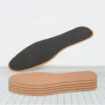 JSEIAJB Thin Breathable Deodorant Leather Insoles Instantly Absorb Sweat Replacement Inner Soles Shoes Insole Pads