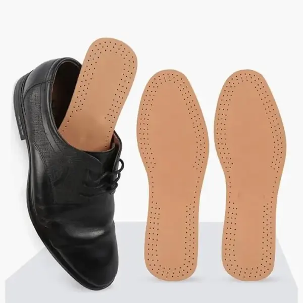JSEIAJB Thin Breathable Deodorant Leather Insoles Instantly Absorb Sweat Replacement Inner Soles Shoes Insole Pads
