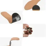 JSEIAJB Thin Breathable Deodorant Leather Insoles Instantly Absorb Sweat Replacement Inner Soles Shoes Insole Pads