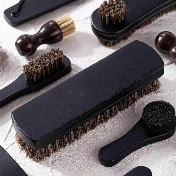 Business Gift Home Wipe Sofa Seat Care Set Shoe Brush is Not Hurt(Beige)