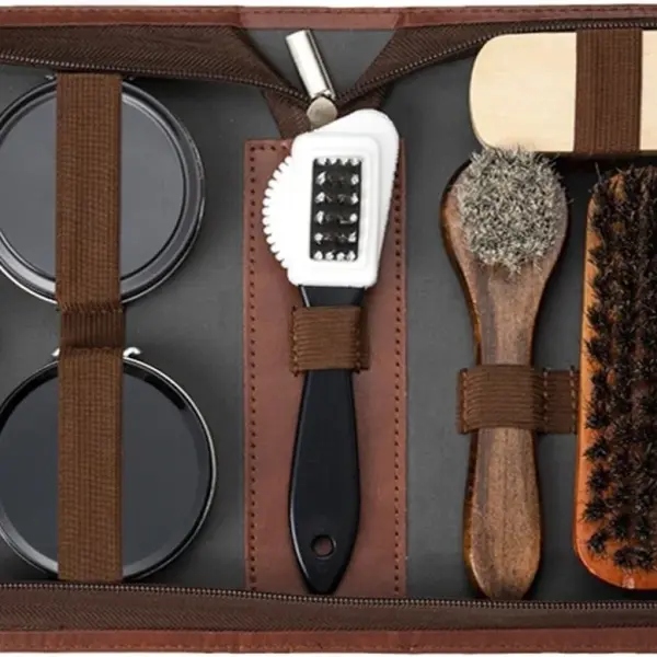 Shoe Polish Set Black Colorless Cleaning Oil Care Shoe Polish Tool