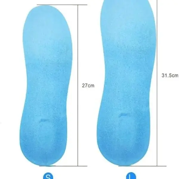 JSEIAJB Silicone Gel Insole Orthopedic Foot Care for Feet Shoes Sole Sport Insoles Shock Absorption Pads Arch Orthotic Pad