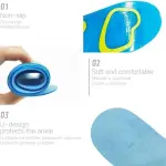 JSEIAJB Silicone Gel Insole Orthopedic Foot Care for Feet Shoes Sole Sport Insoles Shock Absorption Pads Arch Orthotic Pad