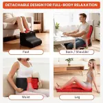Viconor Red Light Therapy for Feet, Red Light Therapy Shoe Wraps for Feet and Ankle Neuropathy Relief - Portable Infrared Light Therapy Device for Foot & Ankle, Zipper Removable Adjustable Timer