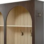 Hall Tree with Bench and Shoe Storage, Entryway Coat Rack with Hooks, Mudroom Bench with Storage and Seating, Clothes Racks for Hanging Closet, Coat Hanger Garment Storage Rack,A-1