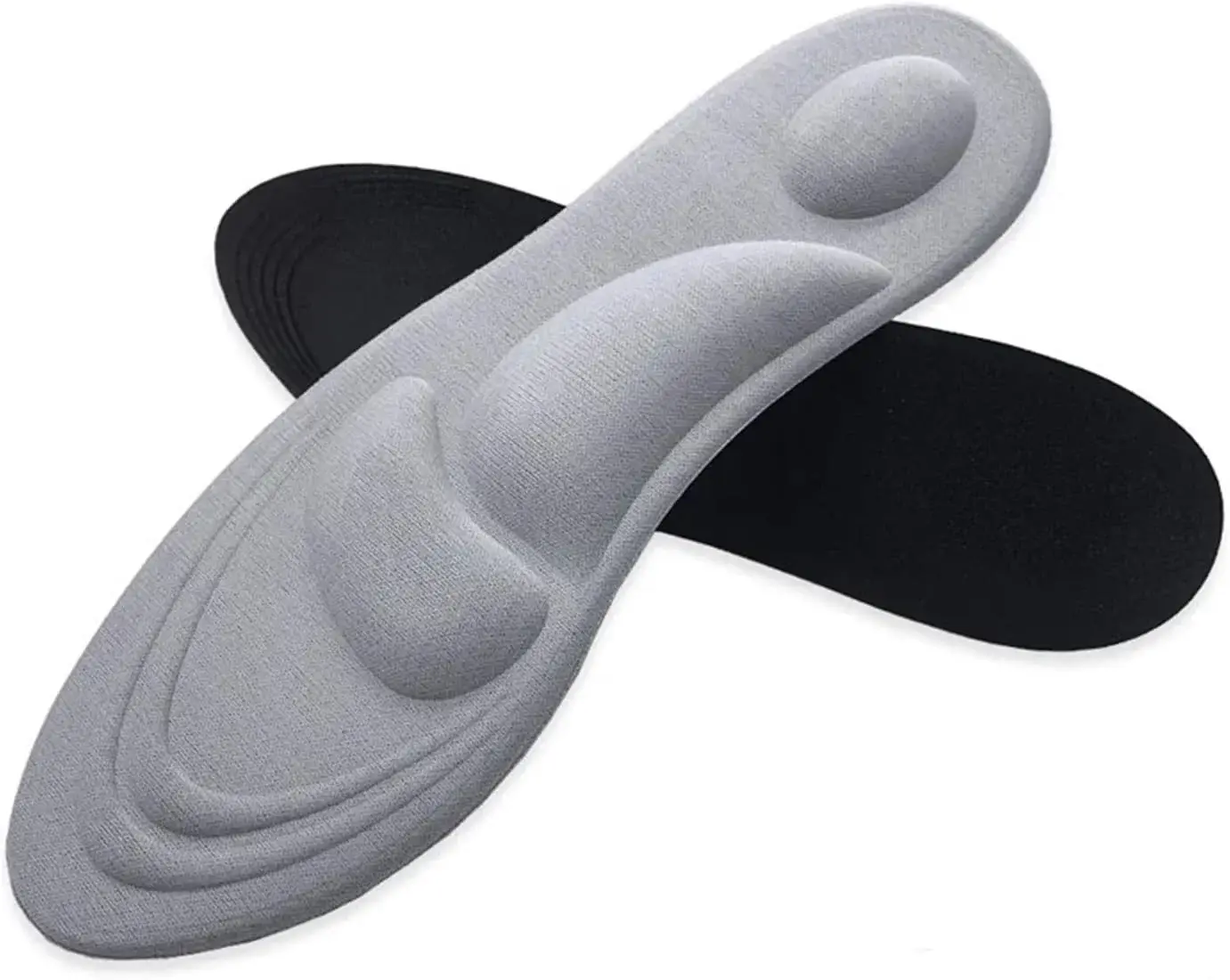 JSEIAJB 4D Stretch Breathable Running Cushion Insoles For Feet Man Women For Shoes Sole Orthopedic Pad