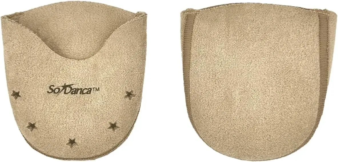 So Danca Microsuede Silicone Gel Toe Pads for Pointe Shoes, Vented (M)