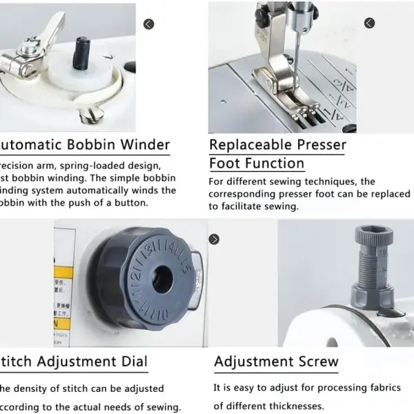 Electronic Sewing Machines 220V Automatic Flat Car 550W Sewing Machine, Household Electric Sewing Machine without Table