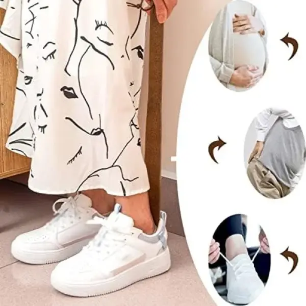 Magnetic Shoe Horn for Women & Seniors - Long Suction Helper for Easy Use at Home & Office, Ideal for Pregnant Women, Comfortable Shoe Lifter for Stability & Convenience