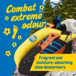 Boot Bananas Original Shoe Deodorizer & Odor Eliminator for Shoes | Long-Lasting Sneaker & Boot Deodorizer, Shoe Smell Remover, Foot Odor Eater, Gym Bag Freshener, Eco & Reusable | 6-12 Months