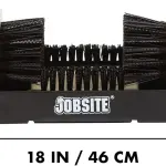 Jobsite Boot Scrubber - Outdoor Shoe Scraper Cleaner Brush - Extra Wide