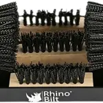 Boot Scraper, Outdoor Shoe Scrubber Cleaner, Heavy Duty Boot Brush, Deluxe Extra Wide