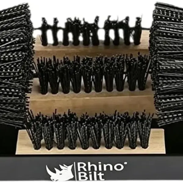 Boot Scraper, Outdoor Shoe Scrubber Cleaner, Heavy Duty Boot Brush, Deluxe Extra Wide