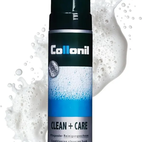 Collonil Clean & Care Shoe & Leather Cleaner XL 6.76 fl oz - Cleaning Foam – Sneaker Cleaner for Leather, Suede, Textile & Synthetic Materials | Universal Use | Made in Germany