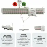 Automatic Knitting Machine, Craft Plastic Home Knitting Machine, Hand Knitting Yarns,Home Sewing Tool Set