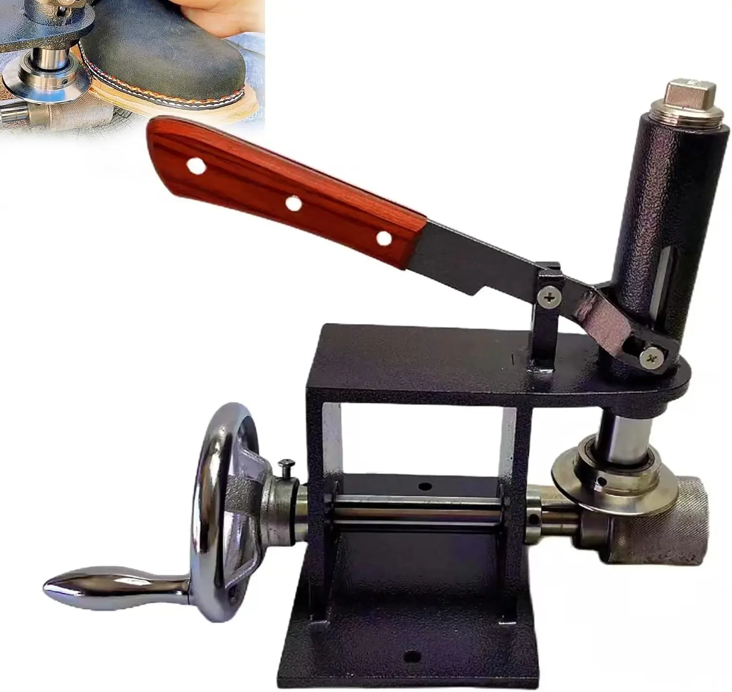 Shoe Edging Machine - Adjustable Sole Thickness Tool for Shoe Repair, Handmade Shoe Crafting Equipment
