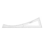 Goshyda Sewing Pattern Making Tools Durable Clear Scale Ruler Set for Fashion Design Drafting, 7Pcs for Tailors and Sewing Enthusiasts