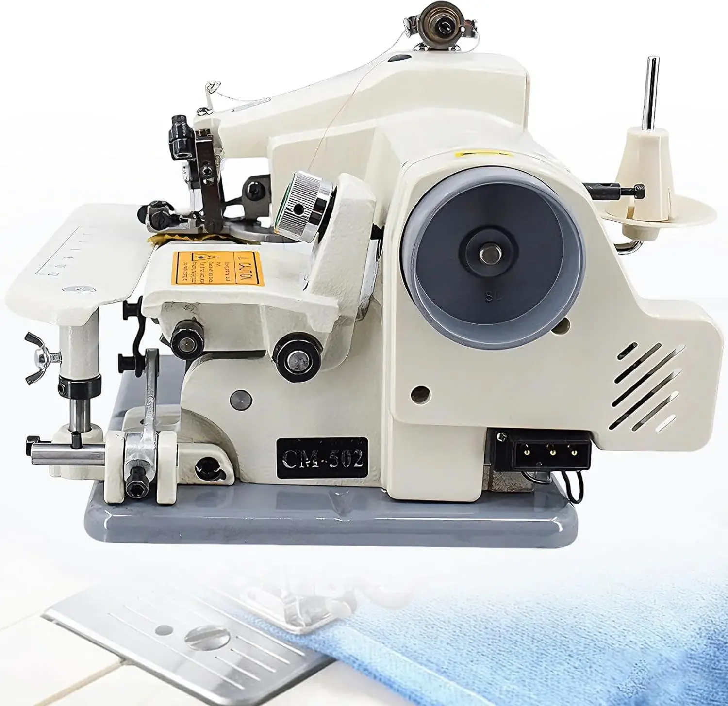 Desktop Blindstitch Sewing Machine 1250 SPM Hemmer Adjustable Stitch Ratio Metal Body for Cuffs Skirts Draperies Portable Compact Design