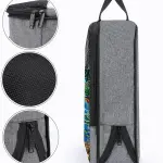 Ocean Seahorse 52 Shoe Bag Travel Shoe Storage Pouch Portable Shoes Bags with Zipper Handle 13.7X9.4 In
