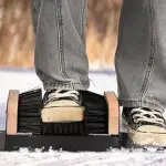 Heavy Duty Boot Scrubber - Stainless Steel Mud Remover for Entryways, Gardens & Patios - Efficient Shoe Cleaner for Indoor/Outdoor Use, Perfect for Outdoor Enthusiasts