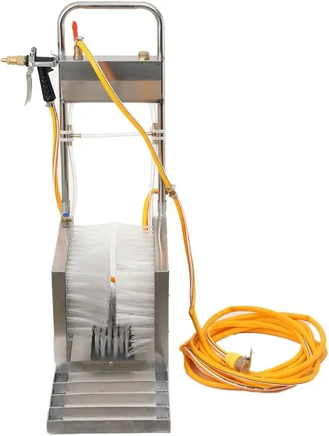 Boot Brush Mud Remover - Automatic Cleaner for Livestock and Farm - Effective Rain Shoes Scrubber for Easy Boot Maintenance
