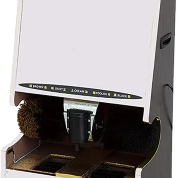 Shoe Shine Machine Automatic Metal Leather Shoe Shine Machine Combo Brush with Electric Induction Mall (Color: Style 1) (Style 1) (Style 2)