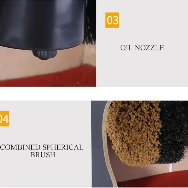 Shoe Shine Machine Automatic Metal Leather Shoe Shine Machine Combo Brush with Electric Induction Mall (Color: Style 1) (Style 1) (Style 2)