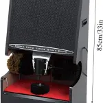 Shoe Shine Machine Automatic Metal Leather Shoe Shine Machine Combo Brush with Electric Induction Mall (Color: Style 1) (Style 1) (Style 2)