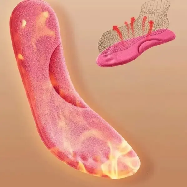 JSEIAJB Self Heated Thermal Insoles Feet Warm Memory Foam Arch Support Winter Sports Shoes Self-heating Shoe Pads
