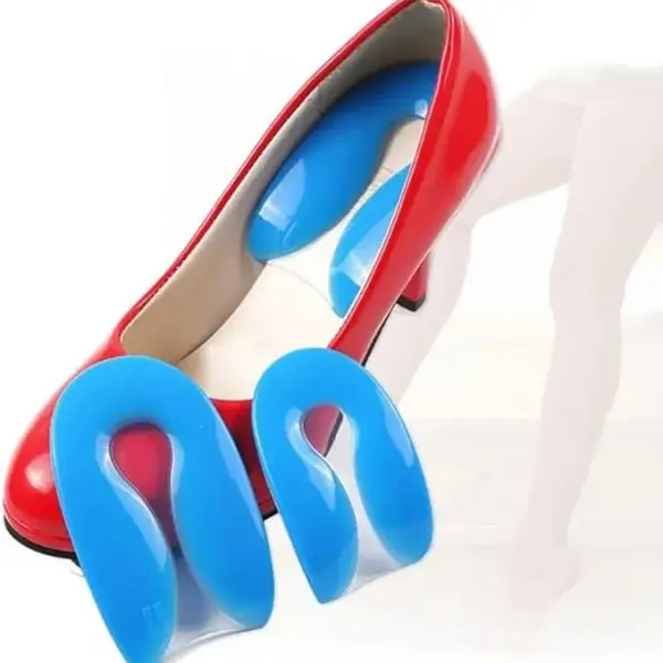 Silicone PU Gel Insoles Heel Cushion Soles Support Shoe Pad Feet Care Insert