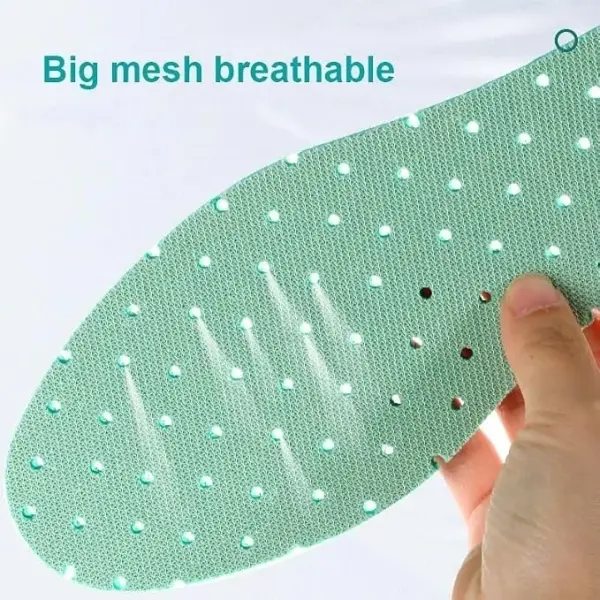 Breathable Sport Insole Lightweight Soft Ventilate Soles Insert Feet Care Men Women Cool Shoe Pads