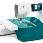 Bernette B79 6" x 10" Combo Sewing & Embroidery Machine with 123 Thread Spools, 200+ Accessory & Designs Package