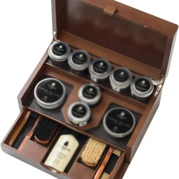Shoe Polish Shoe Brush Gift Box Set Care Set Gift Gift