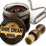 Eagle Shoe Cream Polish Kit – 3 Piece Boot & Shoe Polish with Shoe Cream, Shine Cloth & Applicator