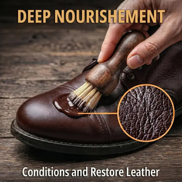Eagle Shoe Cream Polish Kit – 3 Piece Boot & Shoe Polish with Shoe Cream, Shine Cloth & Applicator