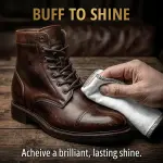 Eagle Shoe Cream Polish Kit – 3 Piece Boot & Shoe Polish with Shoe Cream, Shine Cloth & Applicator