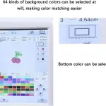 Electric Mini Sewing Machine Portable, Electric Embroidery Machine, Automatic Sewing Machine 158 Built-In Designs, With Large Lcd Touchscreen, Diy Embroidery Tool