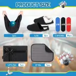 Geiserailie 36 Pcs Bowling Ball Basics Accessory Kits Gifts Wrist Support Brace Bowling Thumb Tape Shoe Protector Covers Ball Seesaw Microfiber Balls Polisher Towel for Sport Equipment
