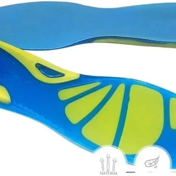 JSEIAJB Sport Running Silicone Gel Insoles for Feet Man Women Massaging Shock Absorption Orthopedic Soles