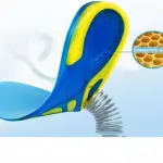 JSEIAJB Sport Running Silicone Gel Insoles for Feet Man Women Massaging Shock Absorption Orthopedic Soles
