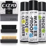 COZGO Protect Shoe Protector Spray, Rain & Stain Waterproof Shoe Spray, Nano Protection for Sneaker, Suede, Leather,10.15FlOz