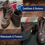 Huberd's Shoe Grease 7.5 oz, Leather Conditioner and Waterproofer for Boots, Shoes, Saddles, and Gear. Beeswax and Pine Tar Formula. Since 1921.